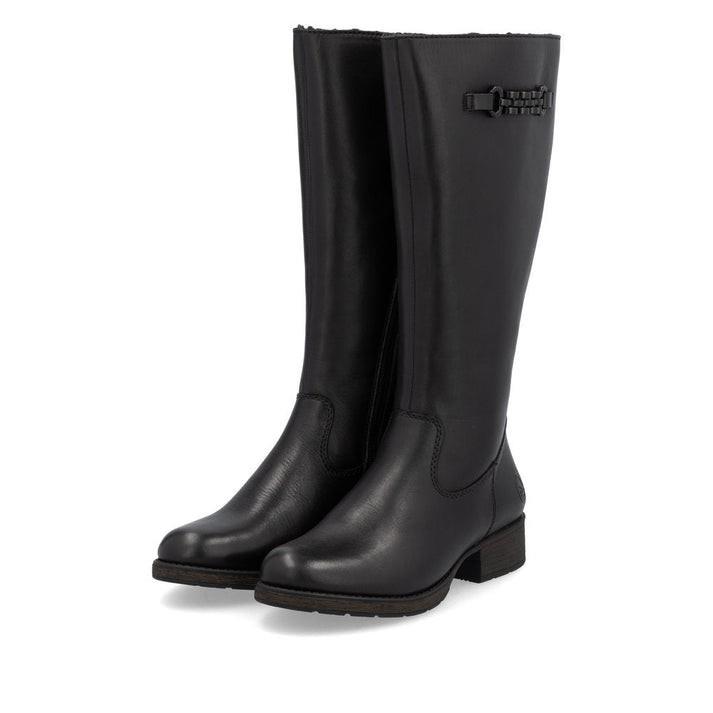 Rieker Women`s Z9565 Faith Knee-high Boot Black