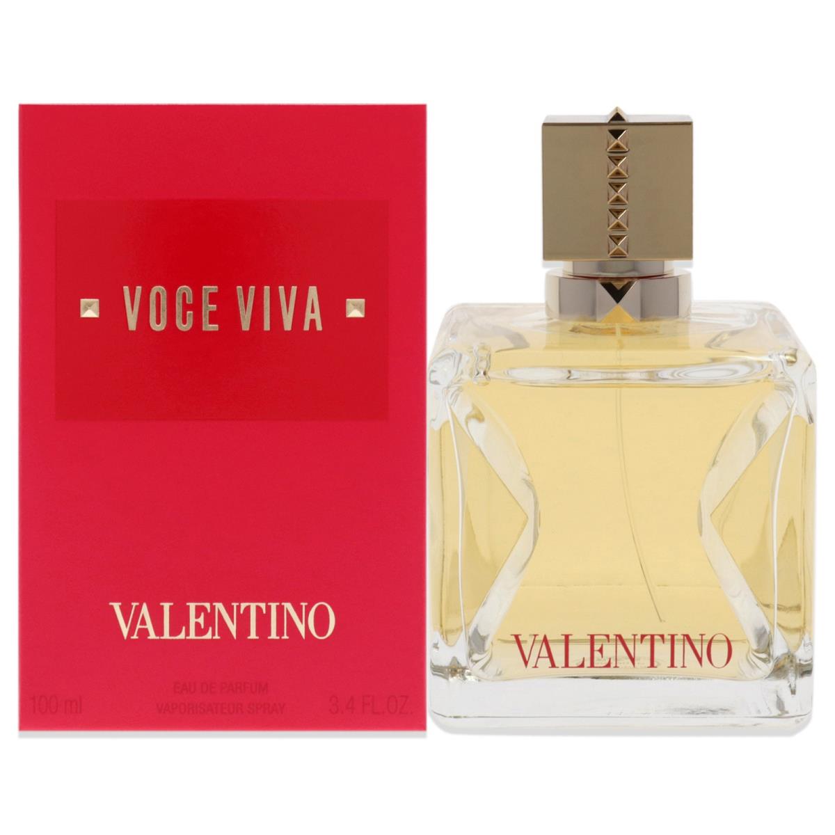 Voce Viva 3.4 Fl Oz Pack of 1 Aromatic Citrusy Musky Powdery Sweet 3.4 oz by Valentino