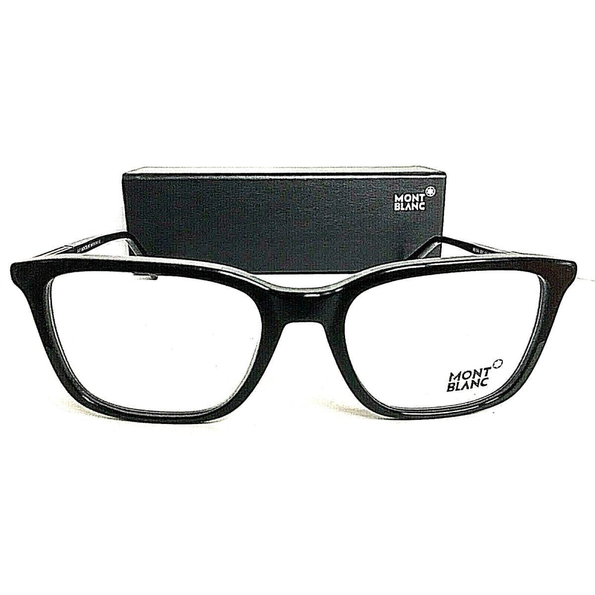 Montblanc MB 544 001 54-19-145 Black Rx-able Men`s Eyeglasses Frame Italy