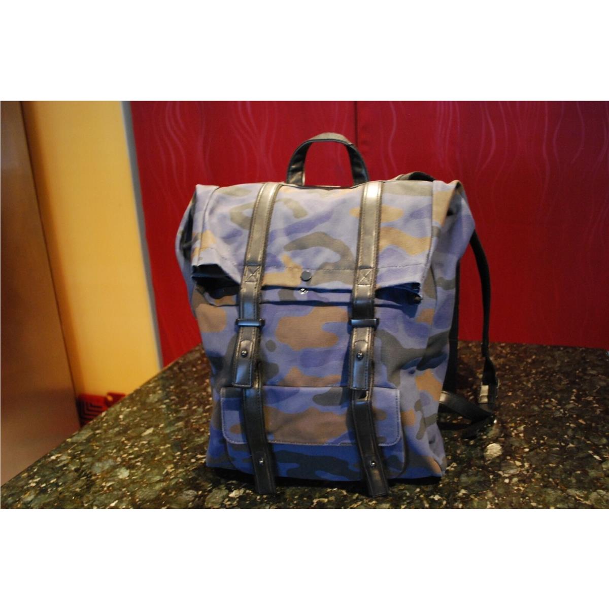 Philip Lim Canvas Unisex Camo Backpack by Phillip Lim