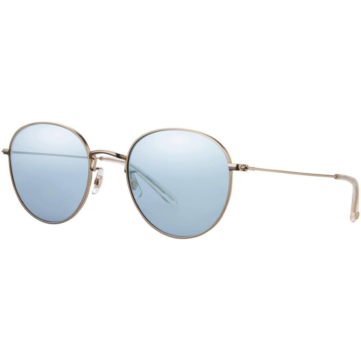 Garrett Leight Women`s Sunglasses Gold-prosecco Round Frame Paloma Mg-pro/sfsklm