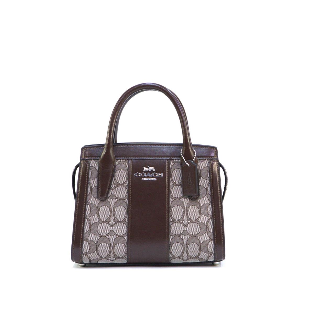 Coach Andrea Carryall Bag In Signature Jacquard - Oak Maple