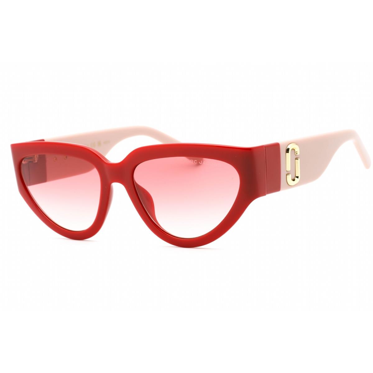 Marc Jacobs Marc 645/S 092Y TX Sunglasses Red Pink Frame Red Lenses 57mm