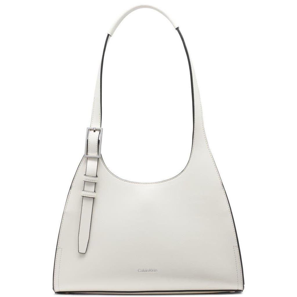 Quill Triple Compartment Satchel Cherub White One Size by Calvin Klein