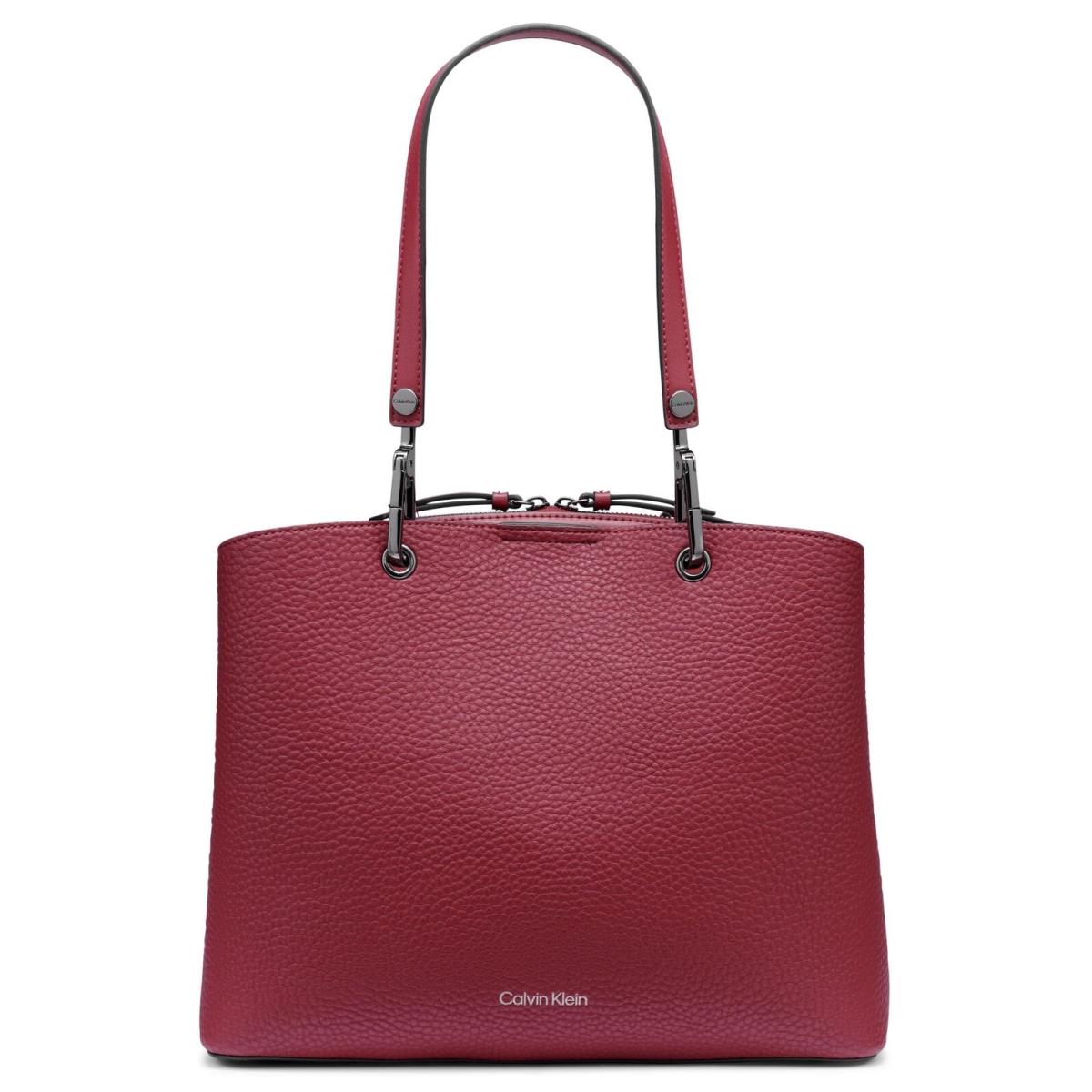 Calvin Klein Garnet Triple Compartment Tote Cabernet One Size