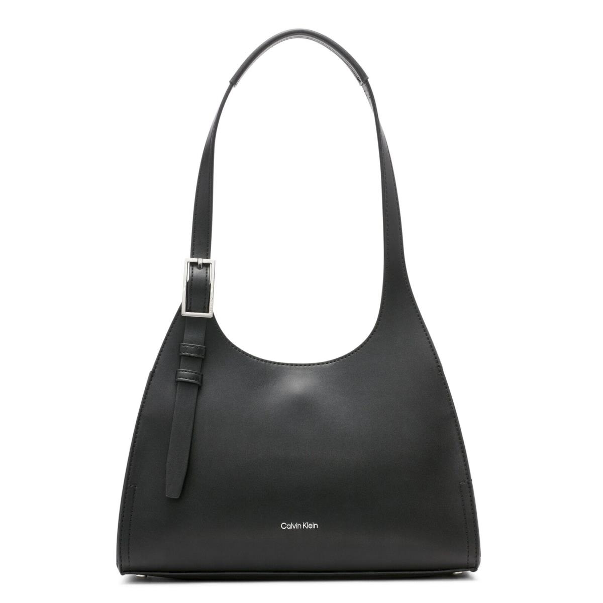 Quill Triple Compartment Satchel Black/silver One Size by Calvin Klein