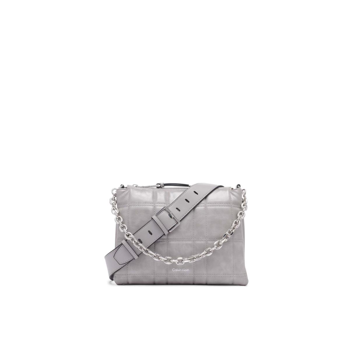 Women`s Rain Crossbody Bag Vegan Leather with Chain Purse by Calvin Klein