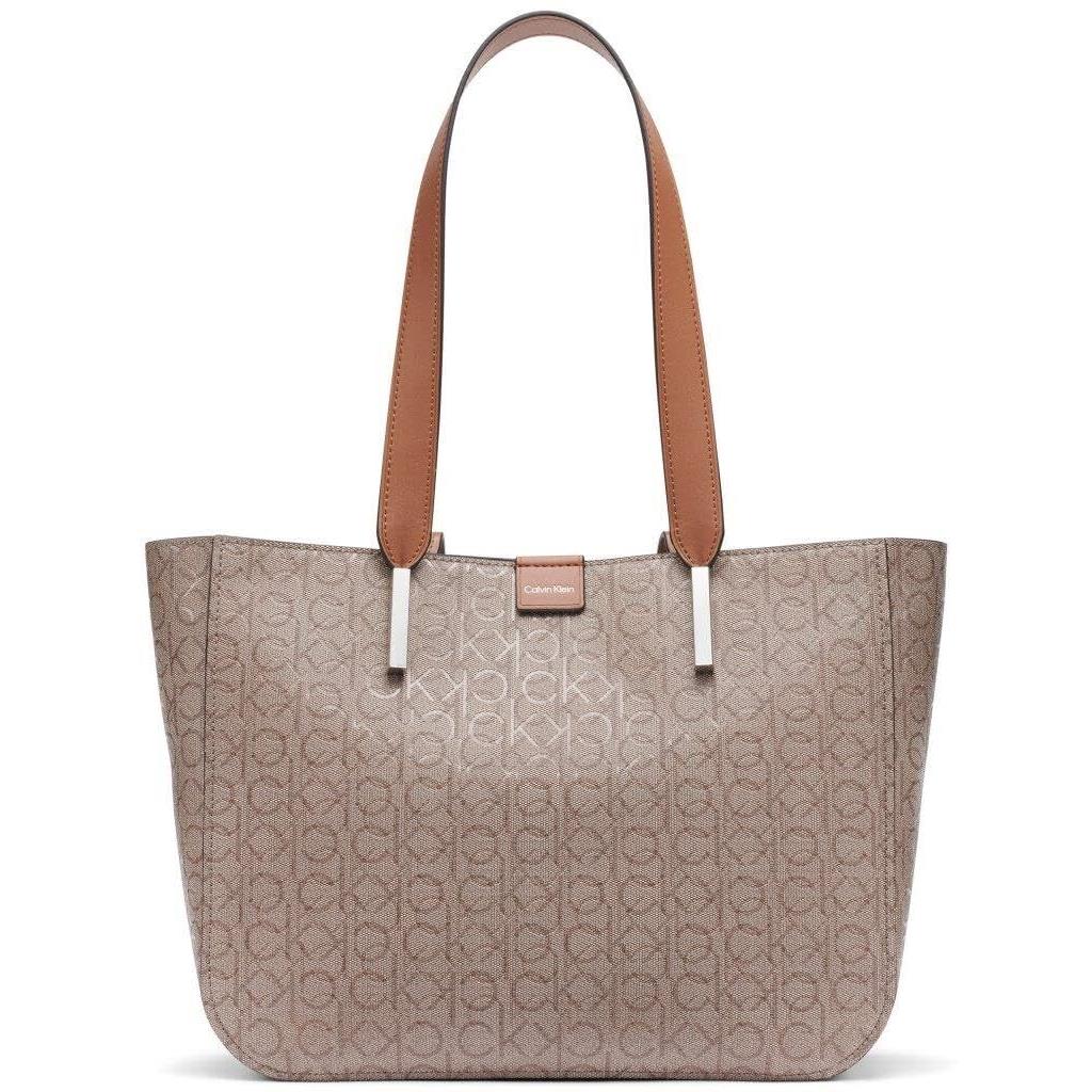 Calvin Klein Audrey East/west Tote Almond/taupe/caramel One Size