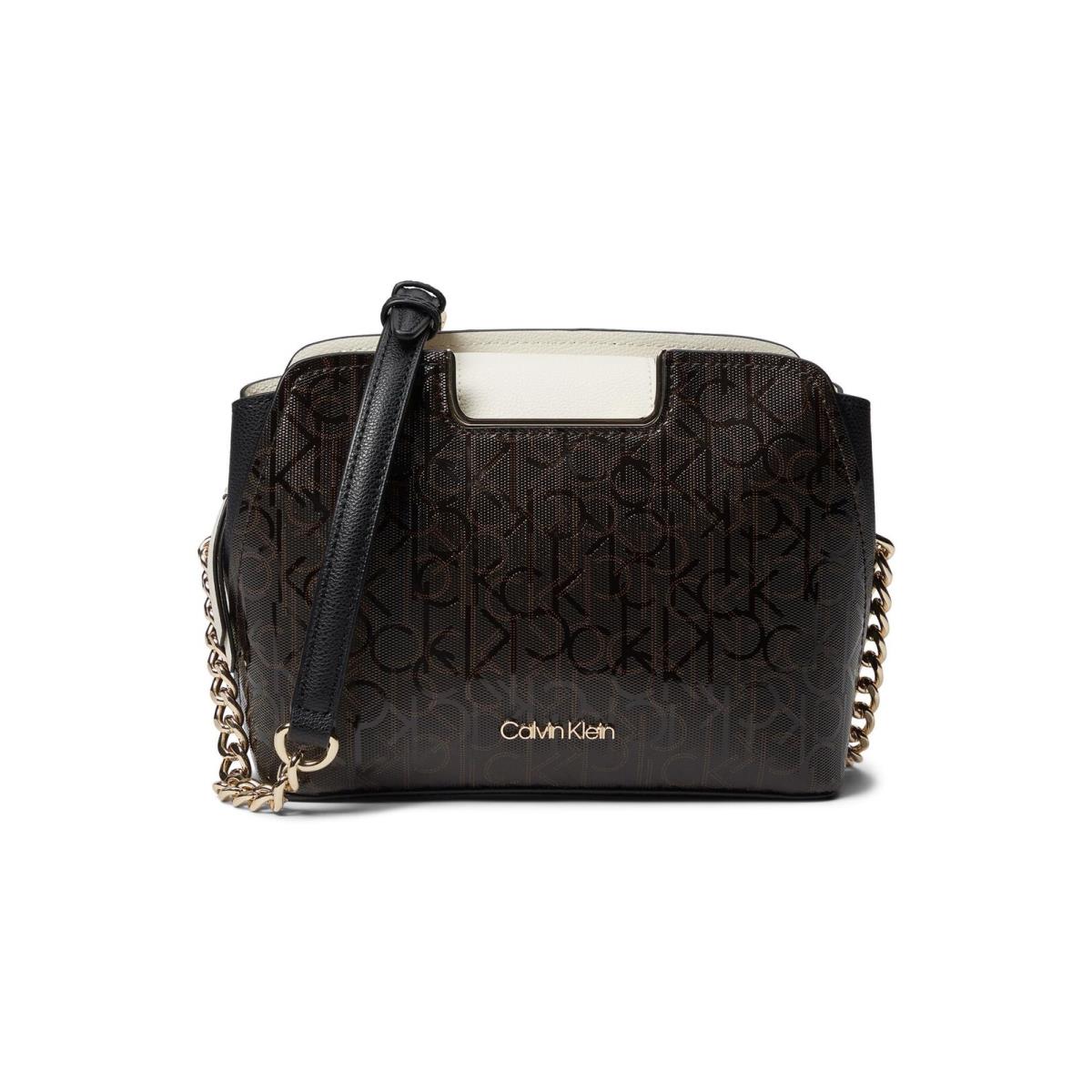 Calvin Klein Finley Crossbody Brown/khaki/black/white