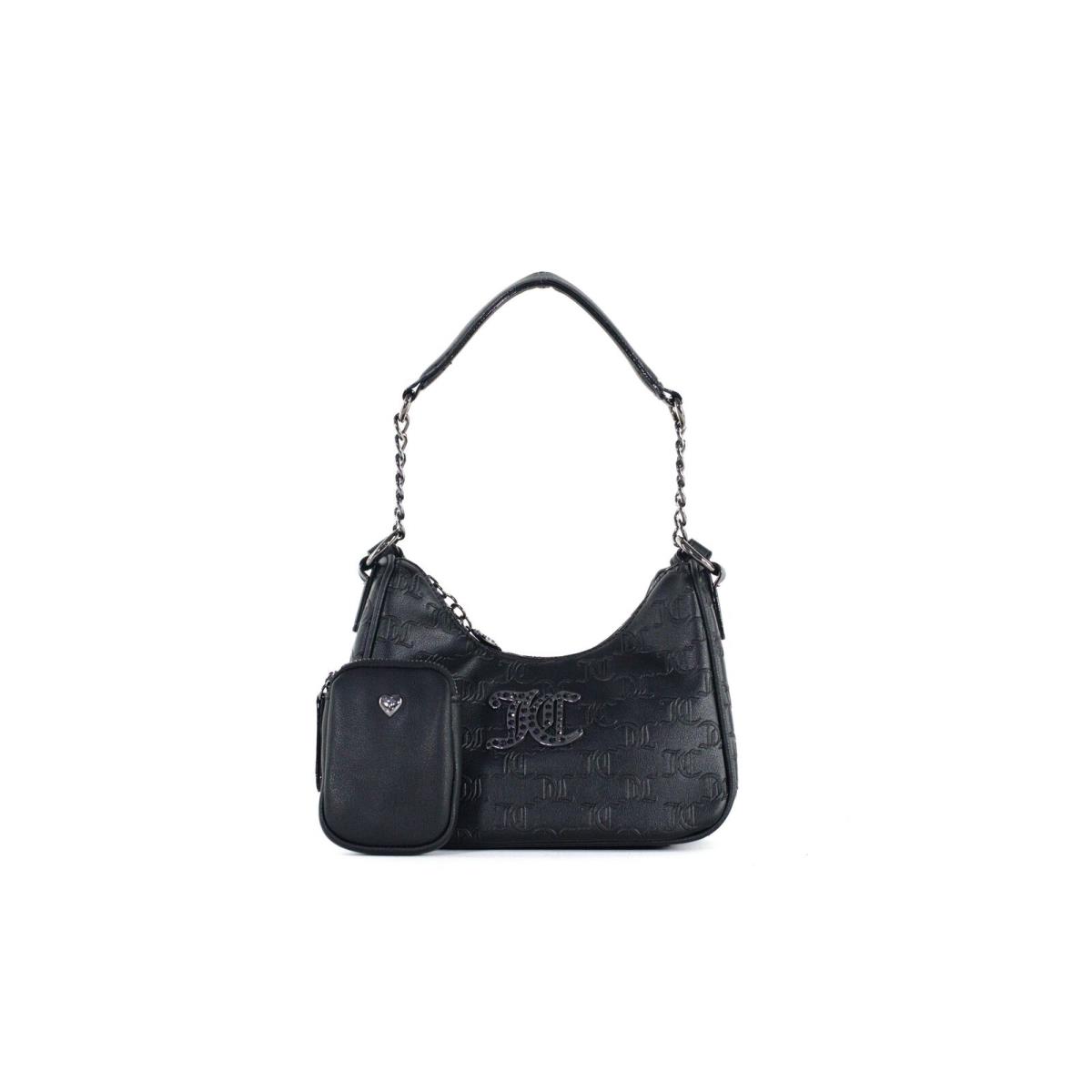 Juicy Couture All About That Bling Hobo Crossbody - Liquorice Black
