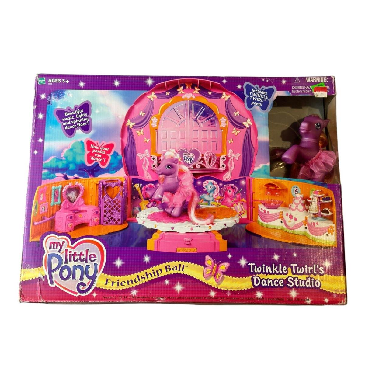My Little Pony 2004 G3 Twinkle Twirl`s Dance Studio w/ Pony Accessories Mlp