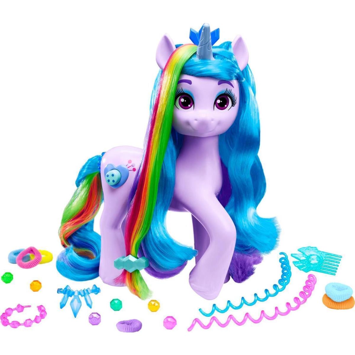My Little Pony: Tell Your Tale Rainbow Styles Izzy Moonbow Hair Styling Figure