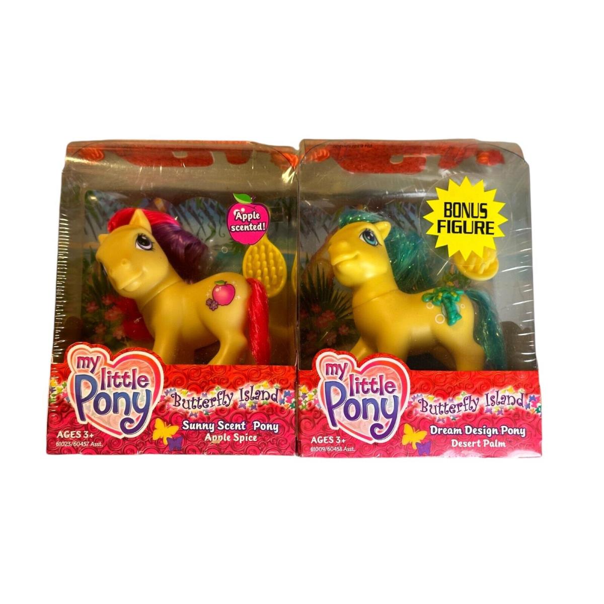My Little Pony Butterfly Island Sunny Scent Apple Spice Desert Palm G3