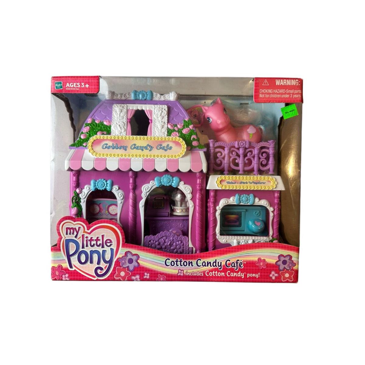 G3 My Little Pony Cotton Candy Cafe Play Set with Cotton Candy Pony 2002