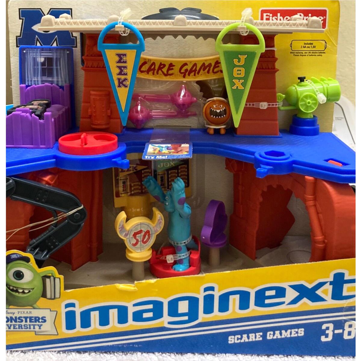 Fisher-price Monsters University Scare Games Figure Toy Set - Sulley