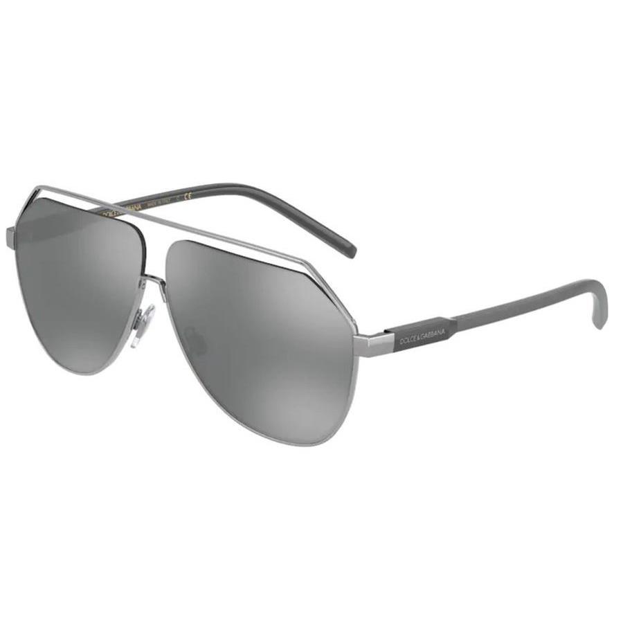 Dolce Gabbana Sunglass DG2266-04/6G 63 Square Gunmetal Light Grey