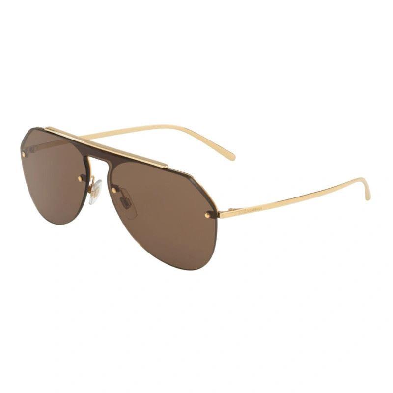 Dolce Gabbana Sunglass DG2213-02/73 34 Square Havana Silver Black