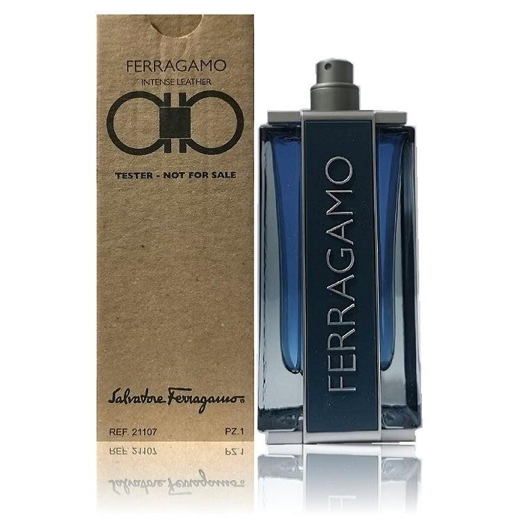 Salvatore Ferragamo Men`s Intense Leather Edp Spray 3.4 oz Tester Fragrances