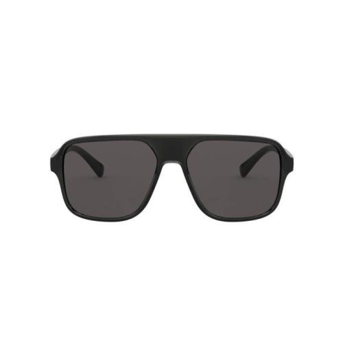 Dolce Gabbana Sunglass DG6134-325787 57 Square Trans Grey Black