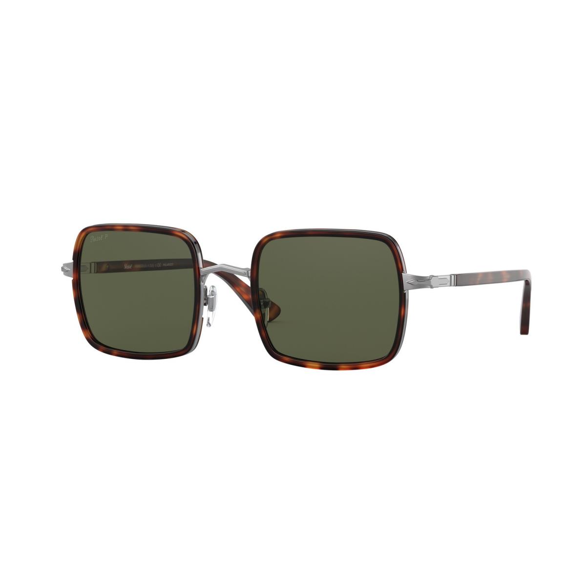 Persol PO2475S 513_58 Gunmetal Havana Polar Green 50 mm Unisex Sunglasses
