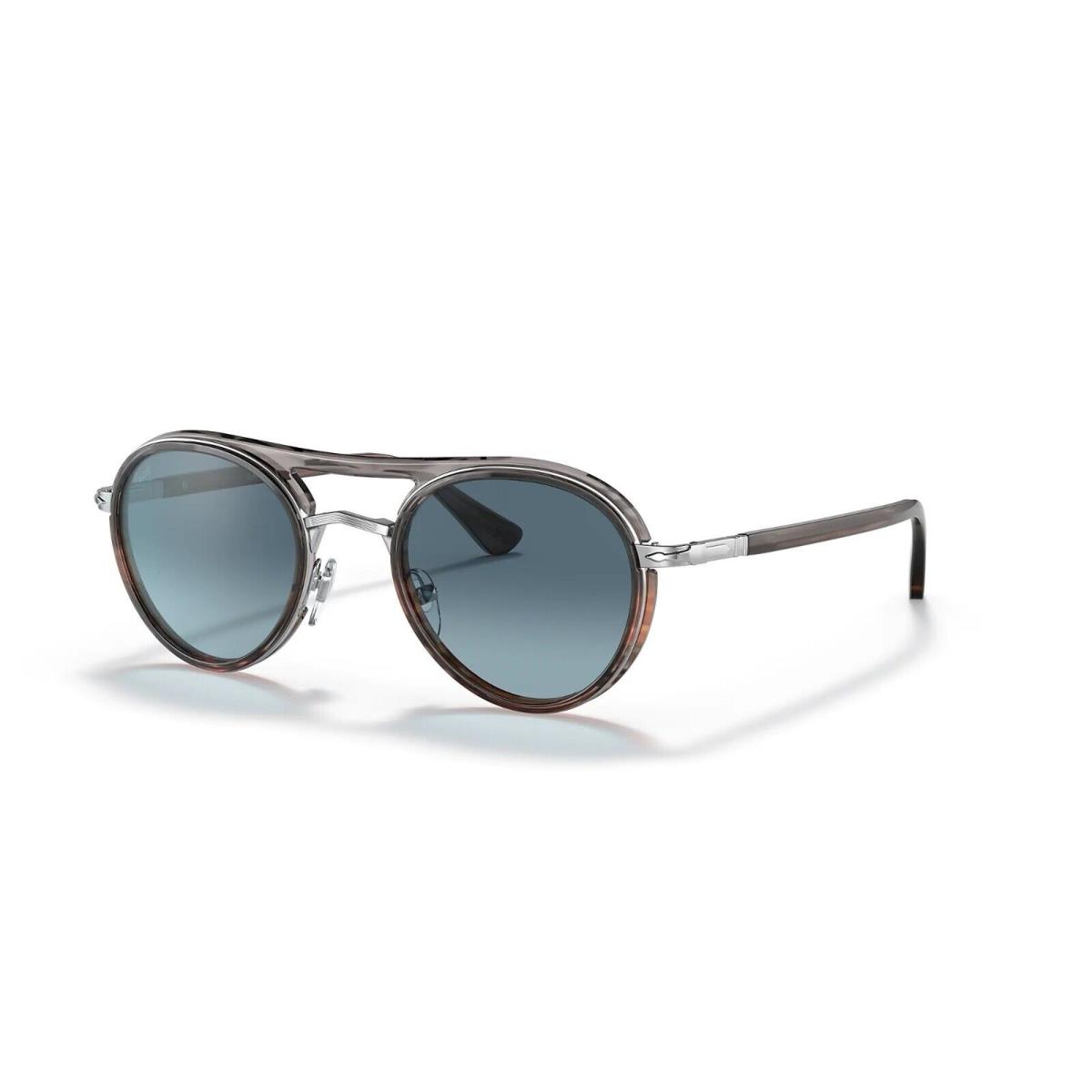 Persol Sunglasses Unisex Round Small PO2485S 1147Q8 Striped Grey Gradient 48mm