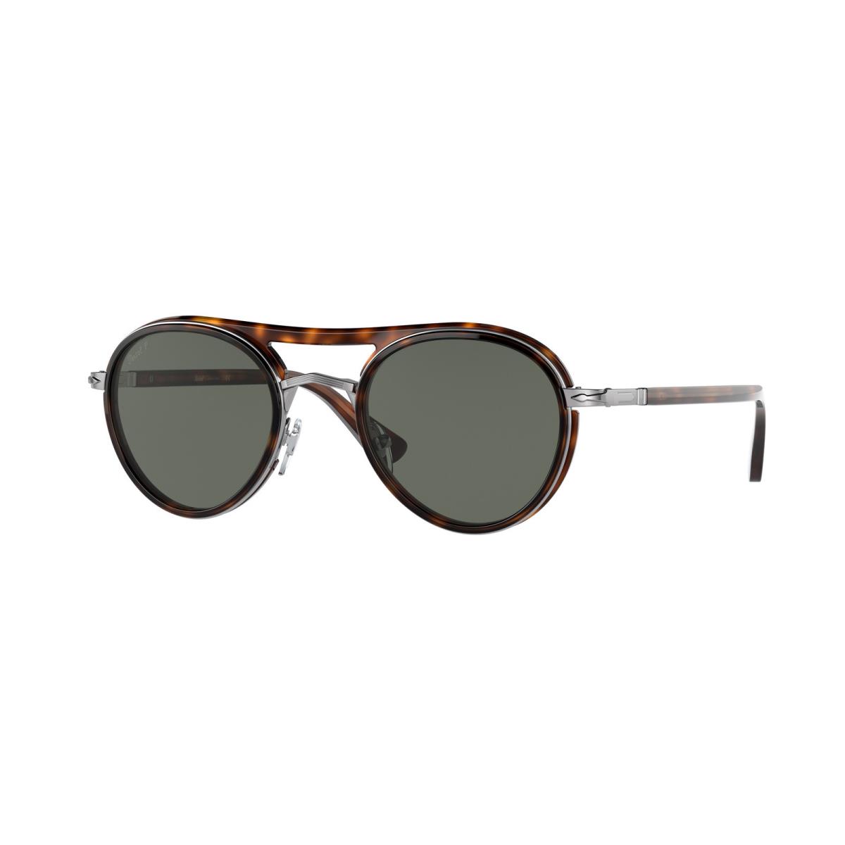 Persol PO2485S 114458 Phantos Gunmetal-havana Green Polar 48 m Unisex Sunglasses