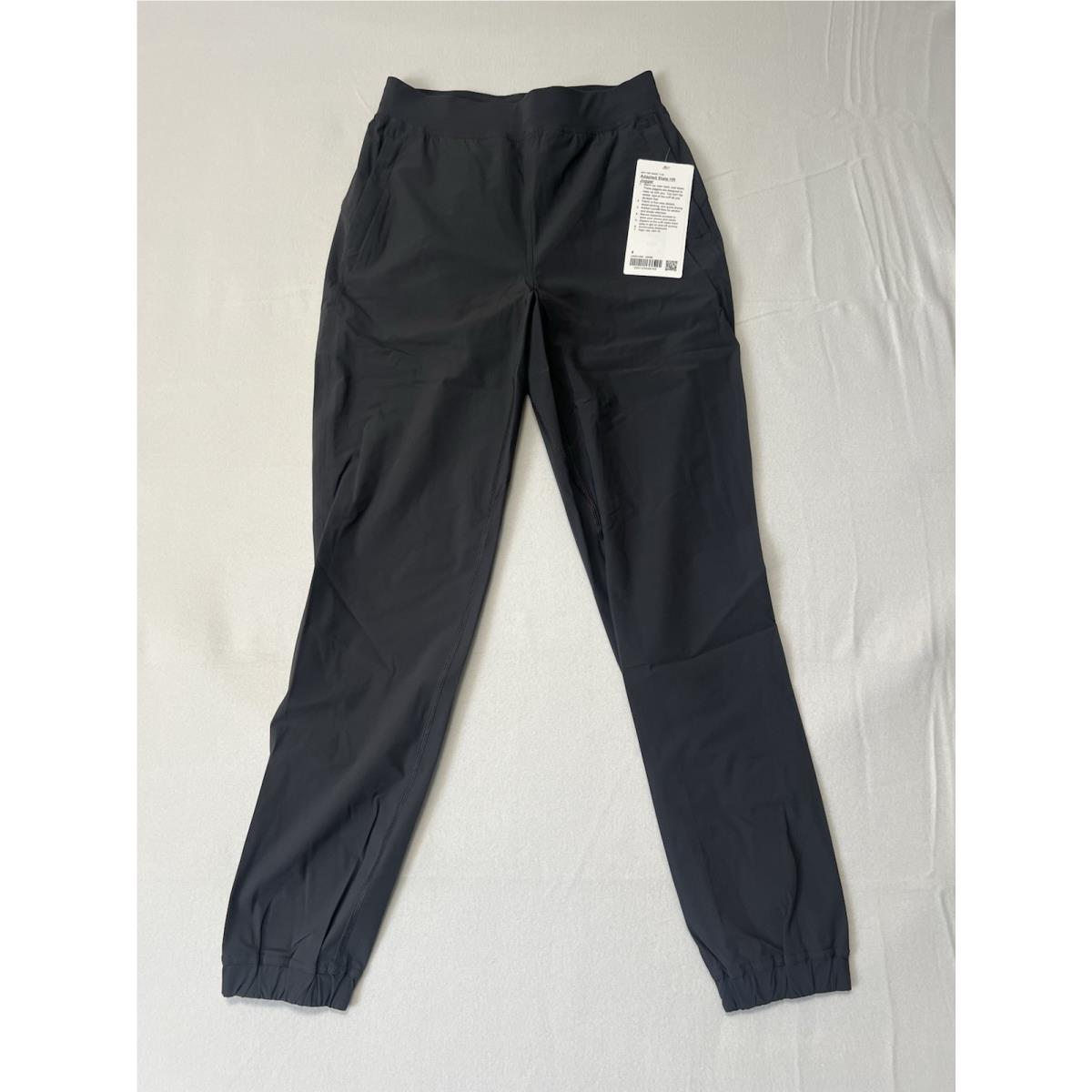 Lululemon Women`s Adapted State HR Joggers Zippers at Cuff Dark Gray Size 4