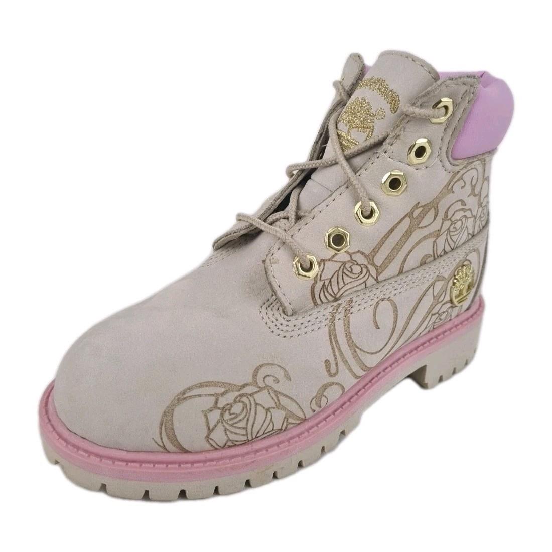Timberland 6 In Classic Tatto 20730 Grey Girls Leather Outdoors Size 13 Youth