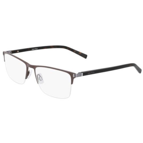 Nautica N-7314 210 Matte Brown Eyeglasses 53/17/140