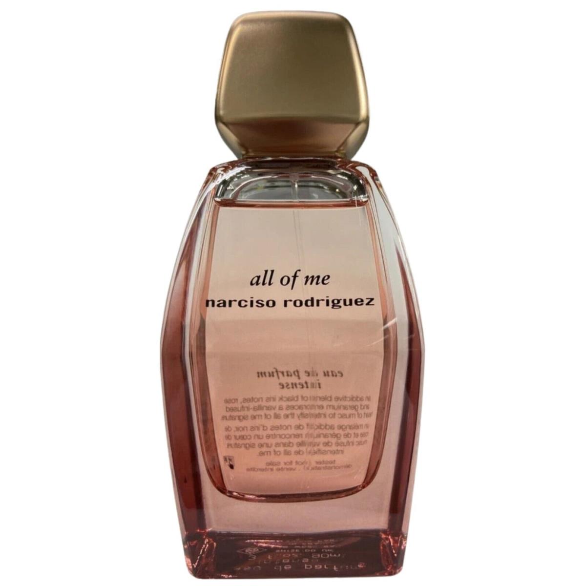 All of Me Intense by Narciso Rodriguez Perfume For Women Edp 3.0 oz Tester by Miscellaneous Brands