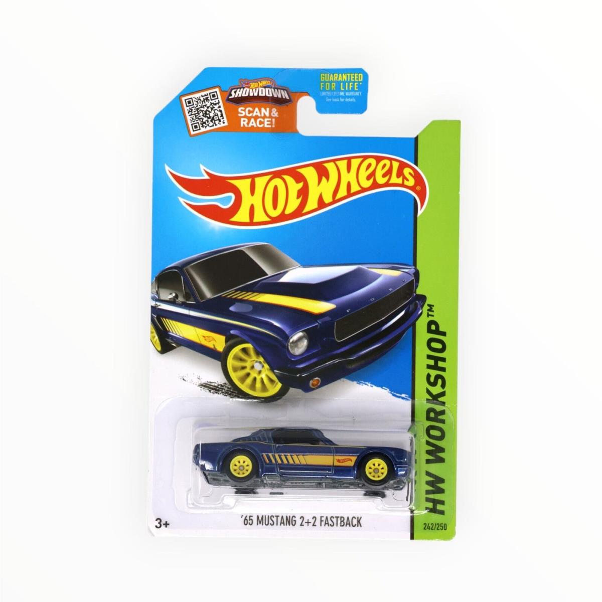 Hot Wheels `65 Mustang 2+2 Fastback 242/250 - Super Treasure Hunt - 2015 A