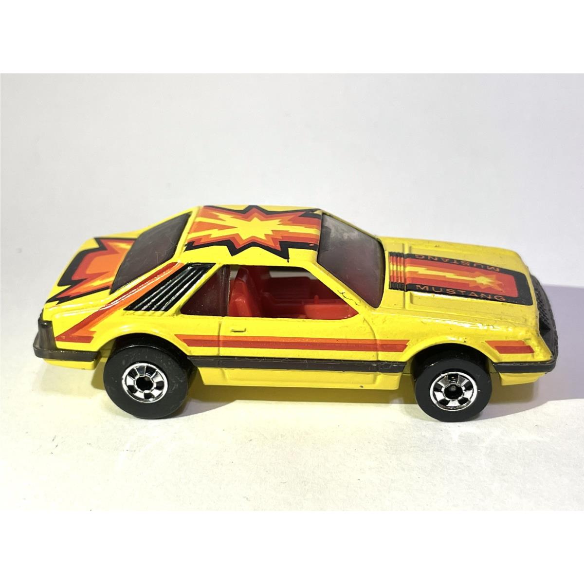 Vintage 1979 Hot Wheels Hot Ones Turbo Mustang Cobra Yellow