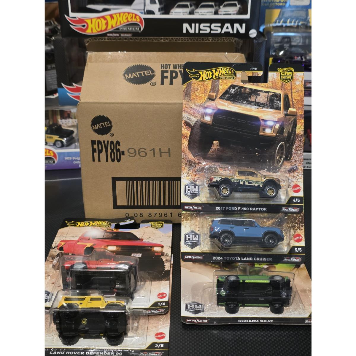 HW Off Road 2025 - Case - Hot Wheels Premium Car Culture - Raptor Land Cruiser