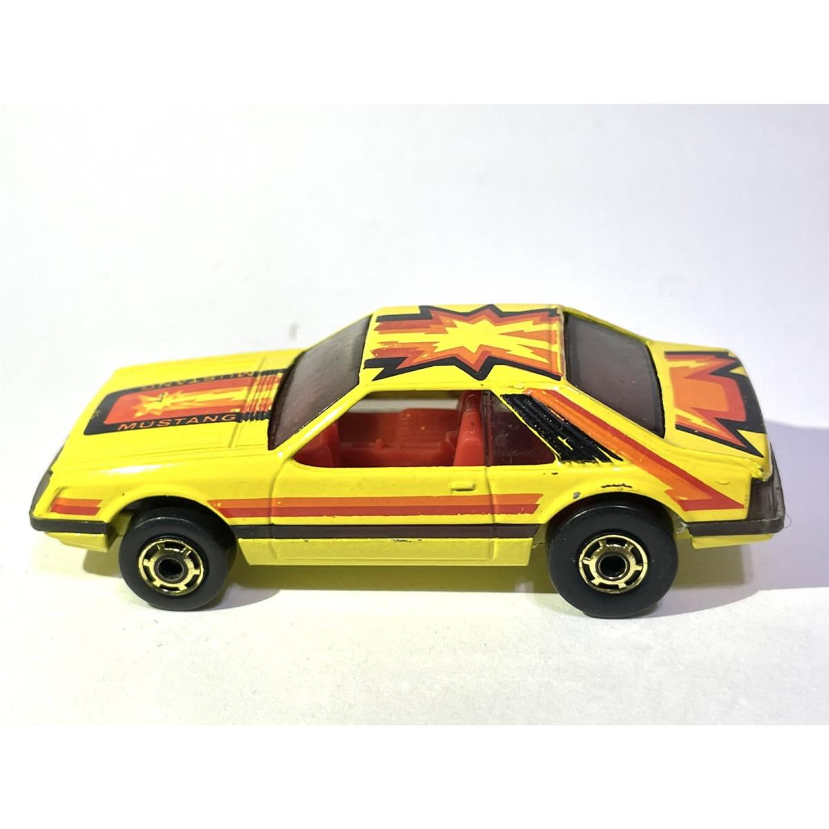 Vintage 1979 Hot Wheels Hot Ones Turbo Mustang Cobra Yellow