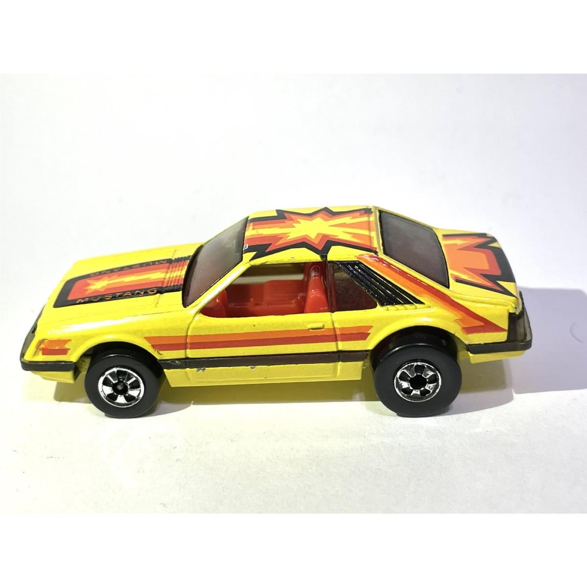 Vintage 1979 Hot Wheels Hot Ones Turbo Mustang Cobra Yellow