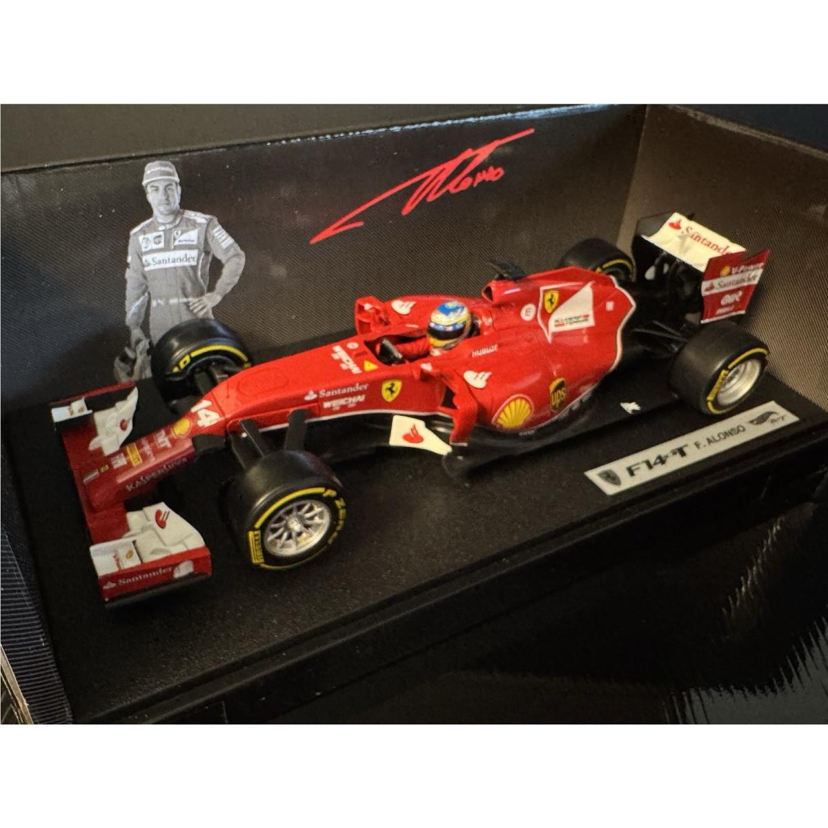 Hot Wheels Racing Ferrari F14-T 14 Fernando Alonso 1:18 Diecast F1 BLY67
