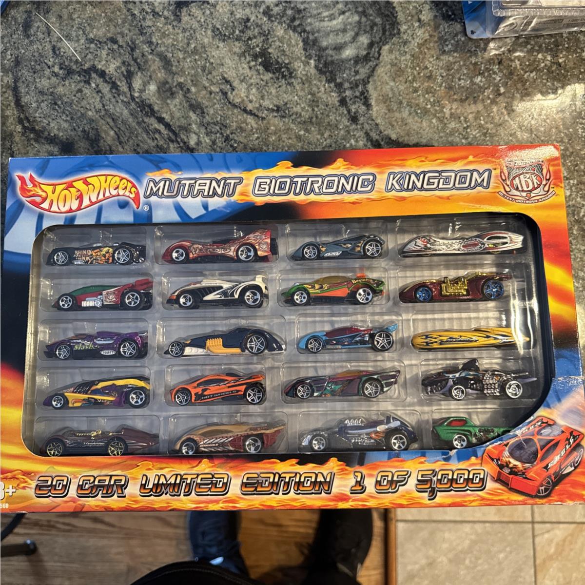 Hot Wheels Mutant Giotronic Kingdom 20 Car Set 1 of 5000 Limited Edition