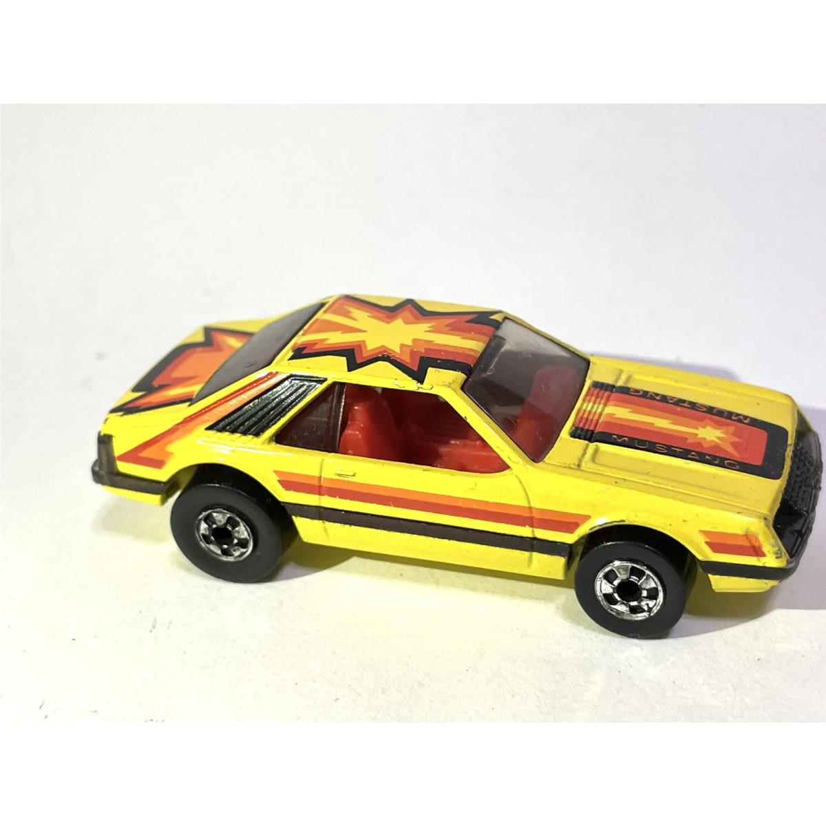 Vintage 1979 Hot Wheels Hot Ones Turbo Mustang Cobra Yellow