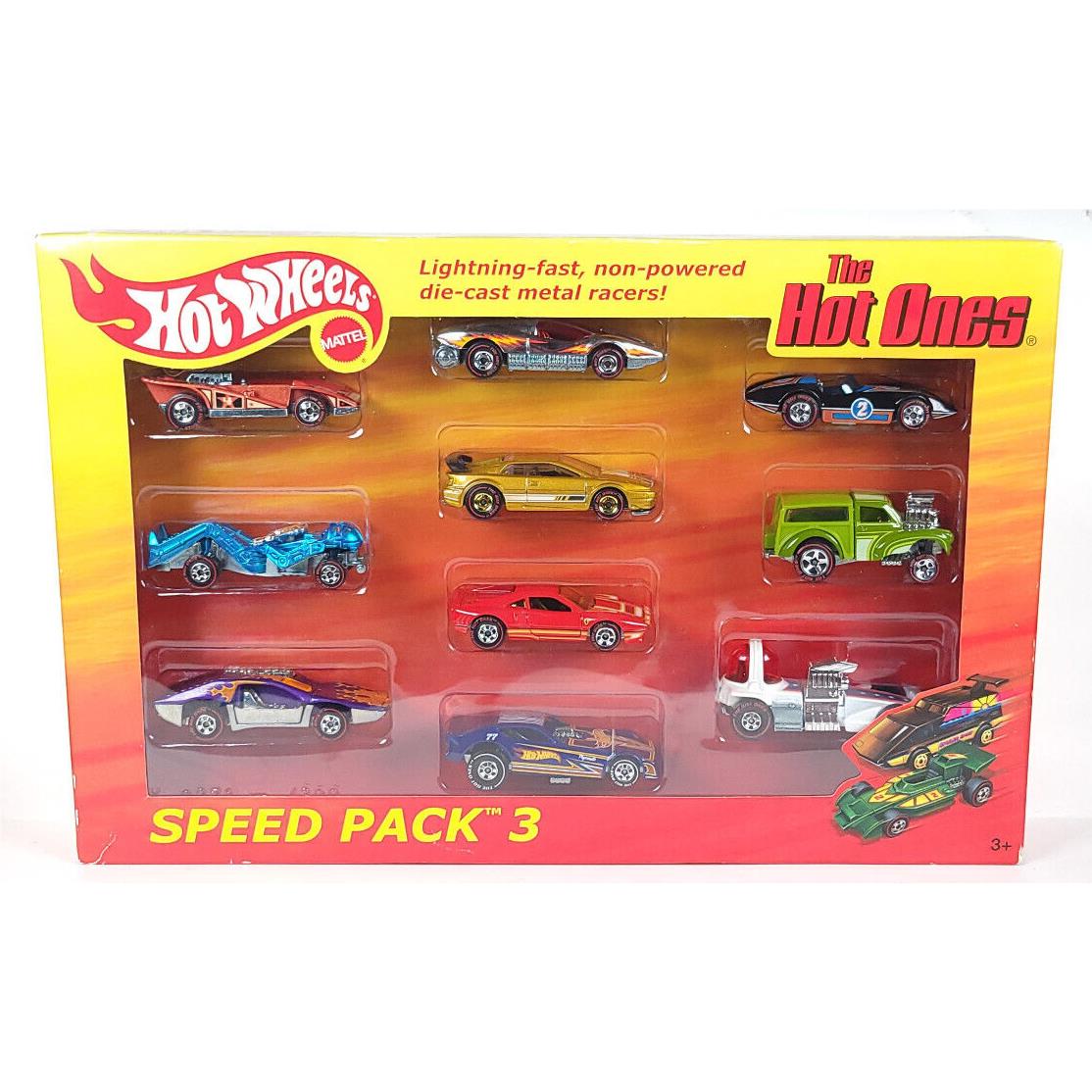 Hot Wheels The Hot Ones Speed Pack 3 Chase Cars Ferrari Lotus Arrow Aeroflash