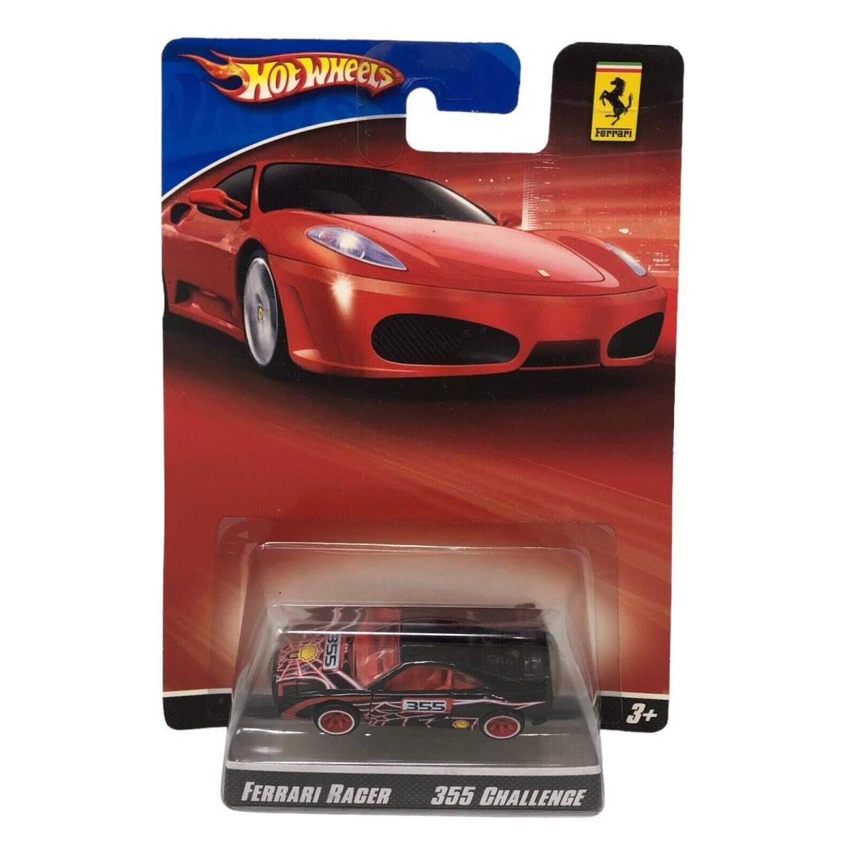 Nip Hot Wheels Ferrari Racer 355 Challenge Black Spider Web Shell Gas