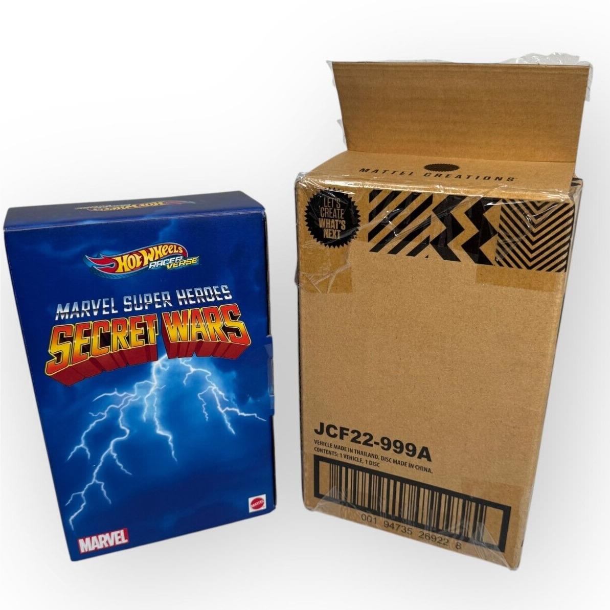 Hot Wheels Racerverse Marvel Superheroes Secret Wars Blind Box JCF22-999A