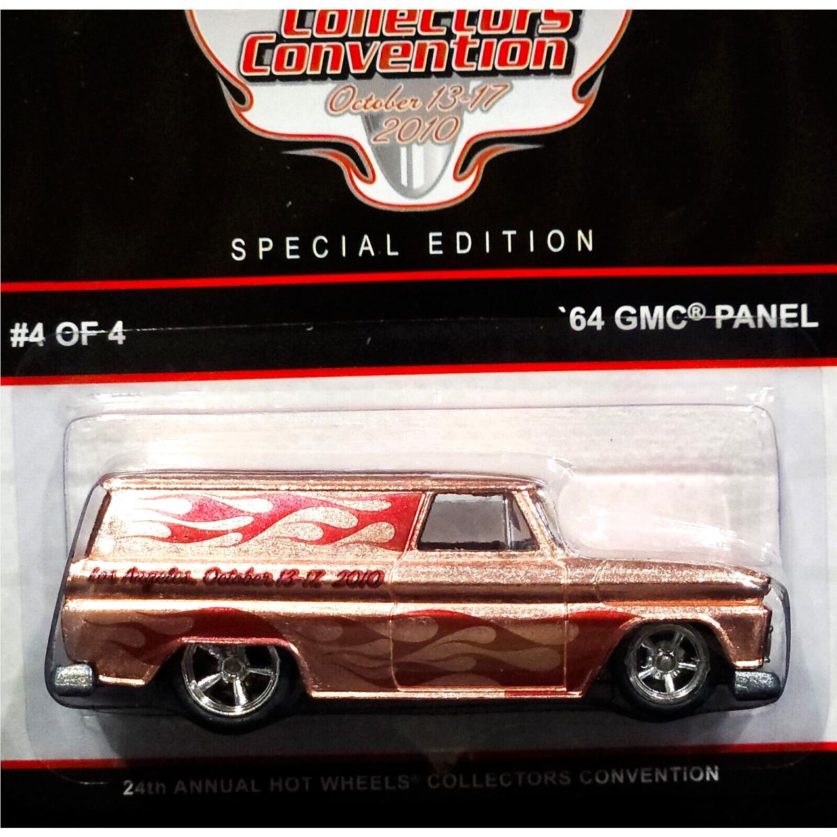 Hot Wheels 64 1964 Gmc Panel 2010 24th Annual Convention Car 00778/01500