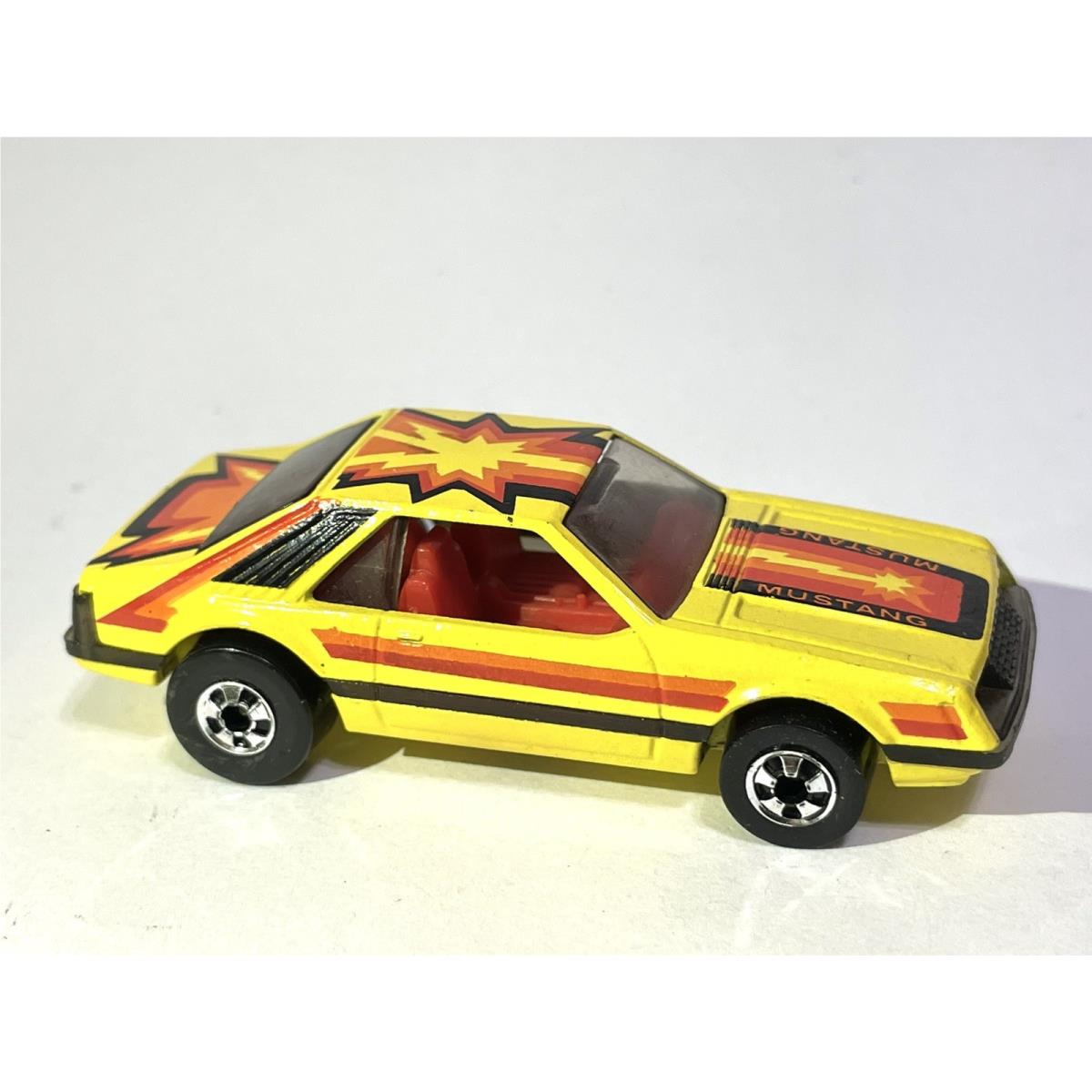 Vintage 1979 Hot Wheels Hot Ones Turbo Mustang Cobra Yellow