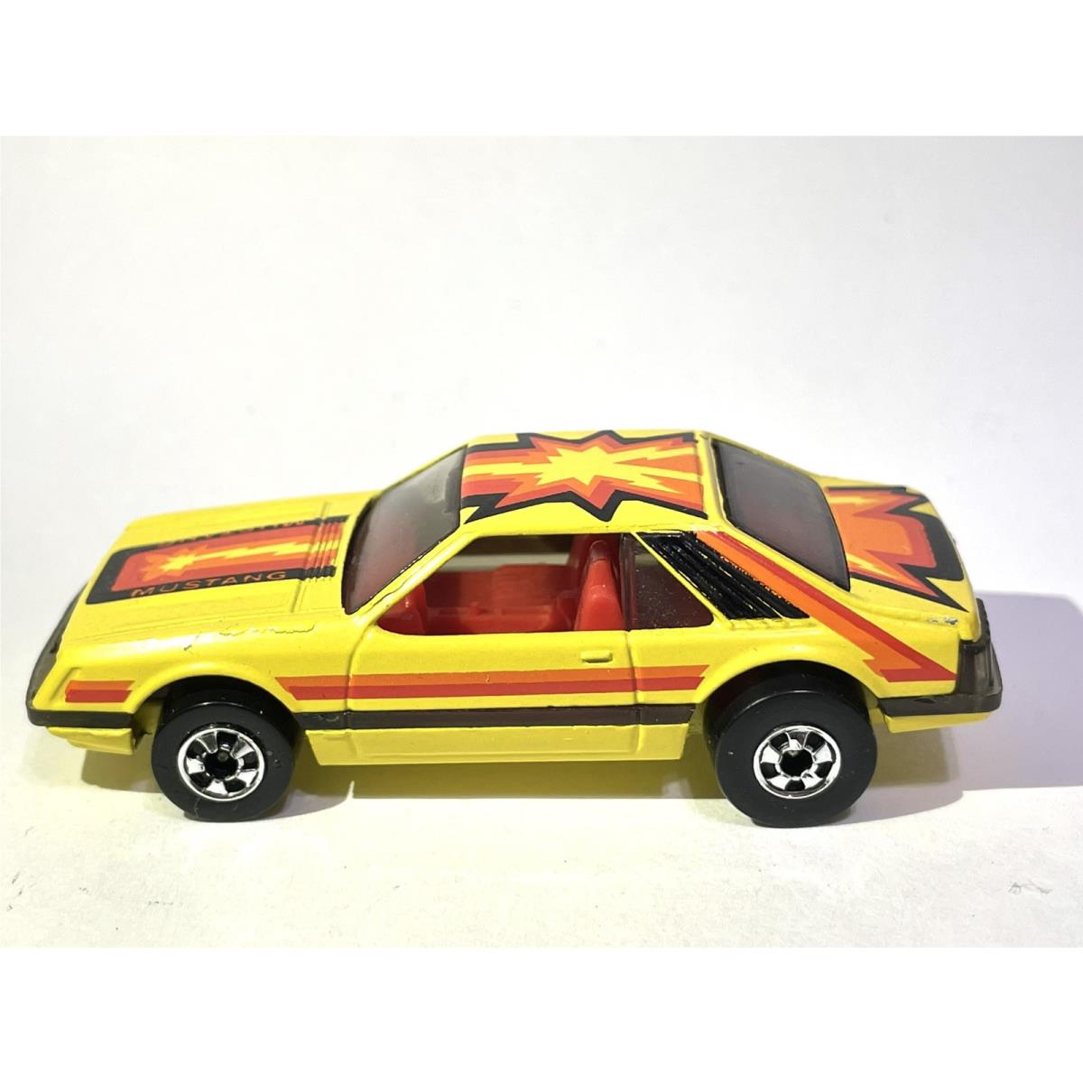 Vintage 1979 Hot Wheels Hot Ones Turbo Mustang Cobra Yellow