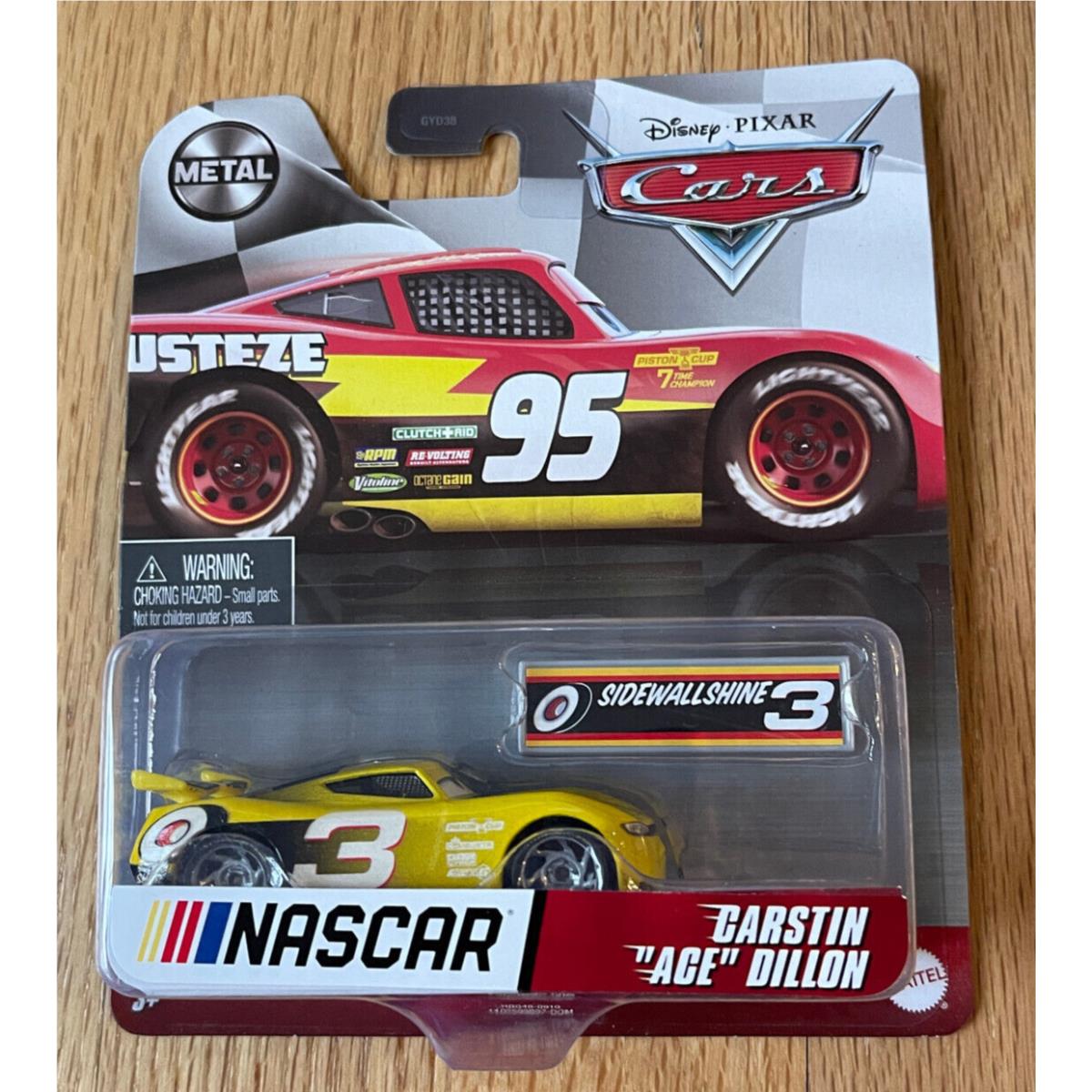 Disney Pixar Cars Carstin Ace Dillon - 2021 Nascar Non-metallic Scarce