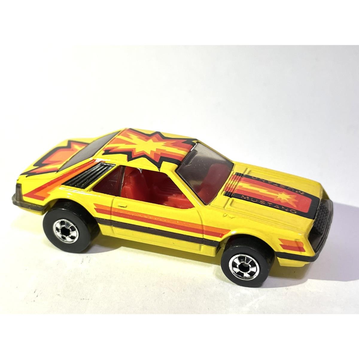 Vintage 1979 Hot Wheels Hot Ones Turbo Mustang Cobra Yellow