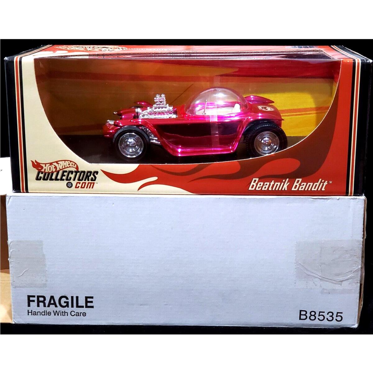 Hot Wheels Beatnik Bandit 35th Anniversary 2003 Nationals Car Pink B8535 1:18