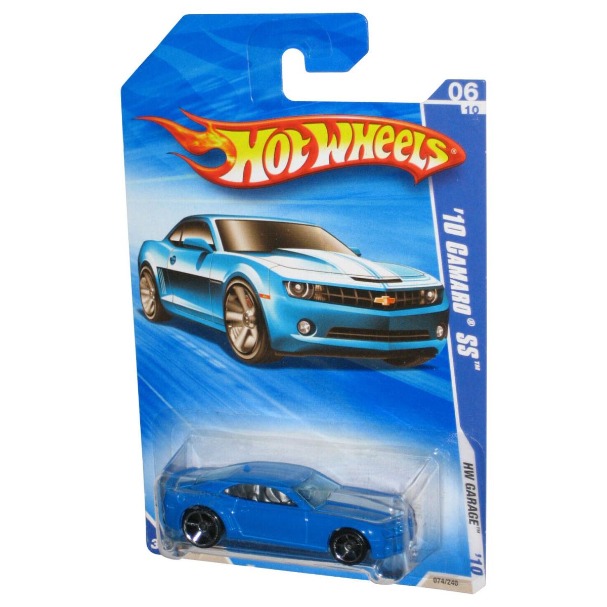 Hot Wheels HW Garage `10 6/10 Camaro SS Blue Car 074/240