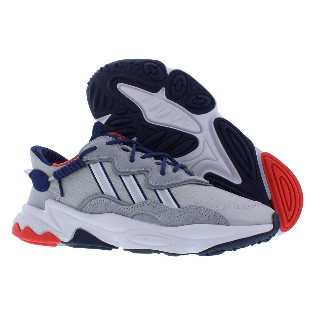 Adidas Ozweego Mens Shoes - Silver/Navy, Main: Silver