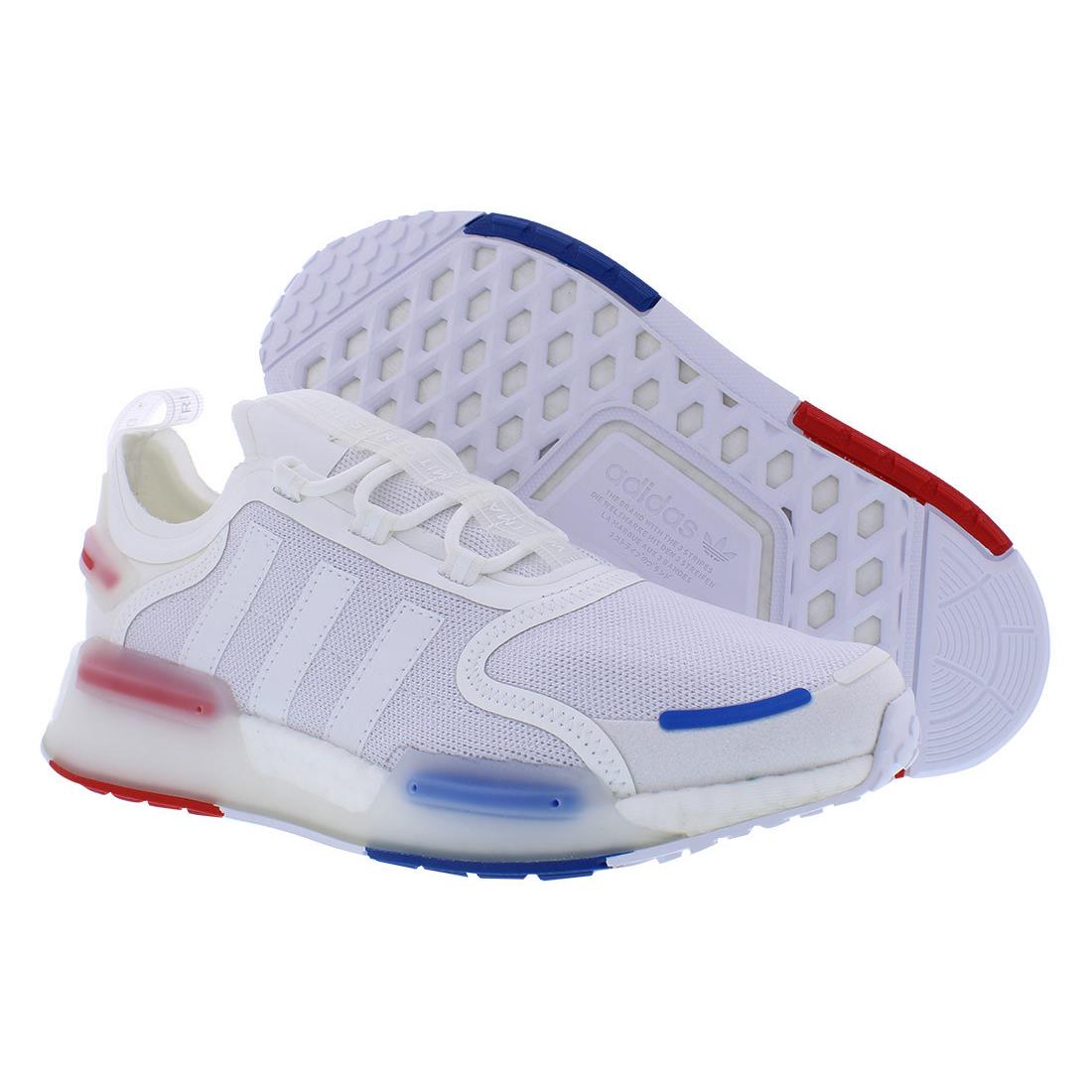 Adidas Nmd_V3 Mens Shoes - White/Red/Blue, Main: White